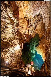 Aggtelecký kras (Aggteleki-karszt) - Rákocziho jeskyně (Rákóczi-Barlang), podzemní jezírko