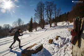 Javorníky - lyžařská běžecká magistrála u osady Gregušovci (2017)