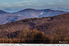 Výhled na Malou Fatru a Strážovské vrchy z Pláňavy (2021)