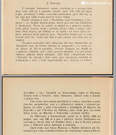 Popis Chřibů a Ždánického lesa. Zdroj: kniha Popis okresního hejtmanství kyjovského (Josef Klvaňa, 1910)