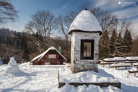 Zimní zátiší u chaty Kmínek (2018)