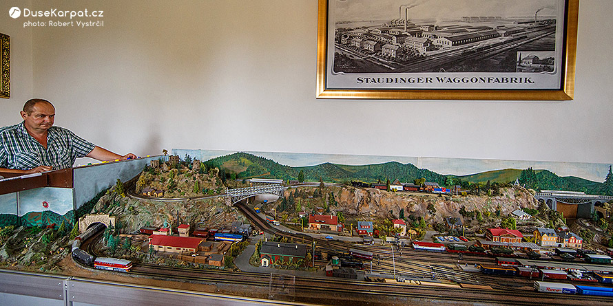 Studénka - modelová železnice ve Vagonářském muzeu