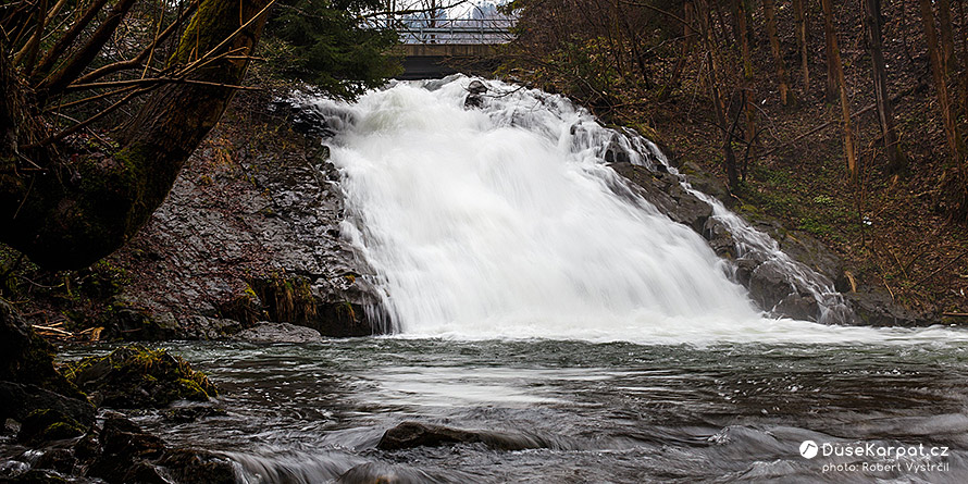 Waterfall in Sopotnia Wielka