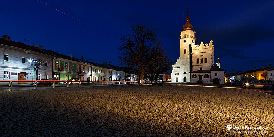 Starodávné Mariánské náměstí v Podolínci