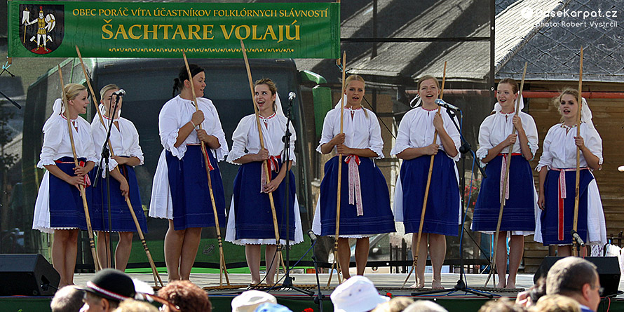 Poráč - rusínský folklórní festival Šachtare volajú