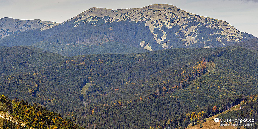 Gorgany - majestátná hora Dovbušanka