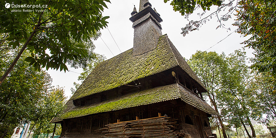 Krajnykovo - dřevěný kostel