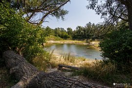 Vodní nádrž Gyilkos-tó u parkoviště pod Malou Strážou (2021)