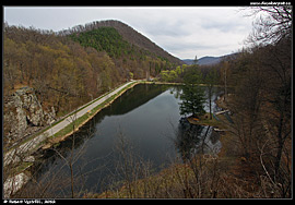 Zemplínské vrchy (Tokajské vrchy) - vodní nádrž na Kőkapu