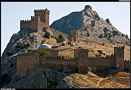 Sudak (Судак) - janovská pevnost (Генуэзская крепость)