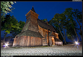 Dřevěný kostel v Debně (drewniany kościół Dębno)