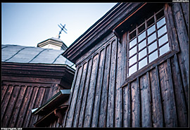 Michniowiec - dřevěný kostel Narození Bohorodice (cerkiew Narodzenia Bogarodzicy)