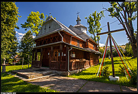 Dřevěný kostel sv. mikuláše v Rabe (cerkiew św. Mikołaja v Rabem)