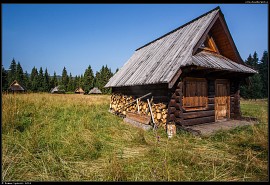 Polana Podokólne u Jurgówa - historické pastýřské salaše (szałasy pasterskie)