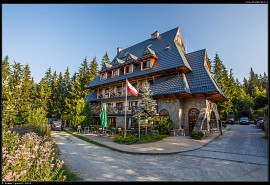 Jeden z mnoha místních penzionů - Reymontówka