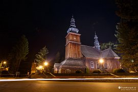 Łętownia - dřevěný kostel (drewniany kościół) (2016)
