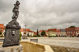 Myślenice - fontána Tereska na náměstí Rynek (2014)