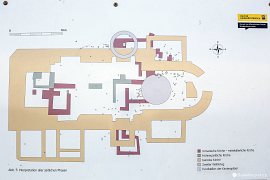 Popis nalezených základů starodávného kostela (2020)