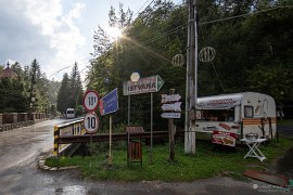 Ani zde nechybí prodejna trdelníků, stále jsme v Transylvánii (2024)