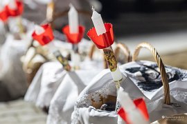 Specifický styl nazdobení velikonoční svíce (2025)