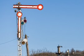 Historické mechanické návěstidlo (semafor pro vlaky) (2025)