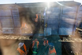 Několik vagonů vykolejilo u stanice Agigea Ecluză (2025)