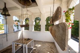 Klopací deska a zvony ve zvoničce-klopačce (2023)