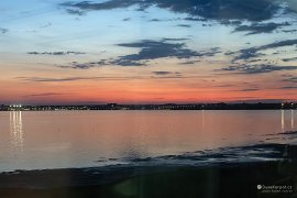 Večerní pohled na jezero a Eforii Nord (2025)