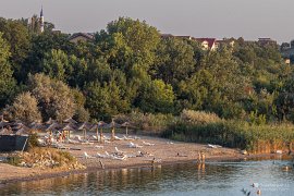 Rekreační areál Băile Reci v Eforii Sud, na břehu jezera (2025)