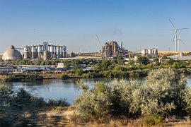 Obří továrna u Medgidie na zpracování kukuřice a získávání kukuřičného škrobu (2025)