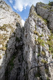 Výstupová štěrbina na cestě na vrchol (2024)