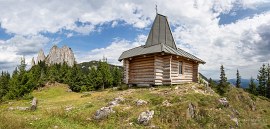 Horská kaple poblíž chaty (2024)