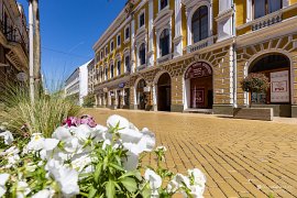 Krásná středověká ulice Štěpána Velikého (Strada Ștefan cel Mare) (2025)