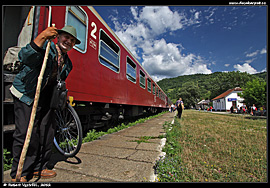 Maramureš - pohraniční vlaková stanice Valea Vișeului
