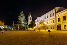 Hviezdoslavovo náměstí, evangelický kostel a Oravská galerie (2022)