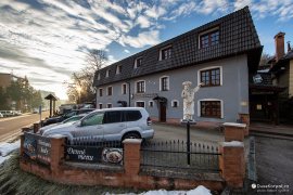 Penzión Na Mlyne na místě dávného mlýna u tehdejšího toku říčky Tŕstie (2023)