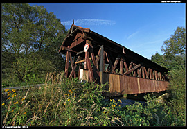 Štefanská Huta - dřevěný most (drevený most)
