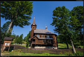 Tatranská Javorina - dřevěný kostel sv. Anny (drevený kostol)