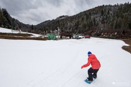Lyžařské středisko Vyšné Ružbachy těsně po konci sezóny (2023)