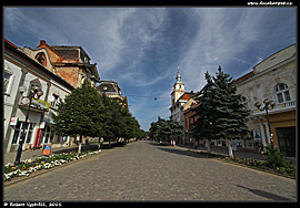 Berehovo - Korzo (pěší zóna)