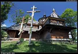Dřevěný kostel Strukivska cerkva, památka UNESCO (2011)