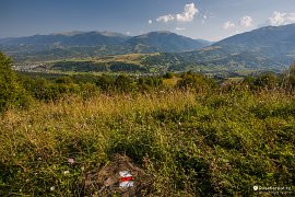 Pohled na hory Nehrovec a Darvajka z Poloniny Krásné (2017)