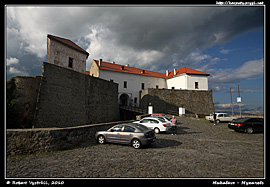 Mukačevský hrad Palanok - vstupní brána hradu