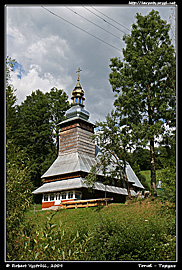 Toruň - dřevěný kostel