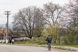 Železniční těleso a koleje směr Solotvino (2025)